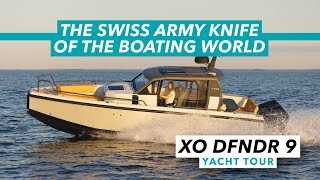 The Swiss Army knife of the boating world  XO DFNDR 9 yacht tour  Motor Boat amp Yachting [upl. by Everson845]