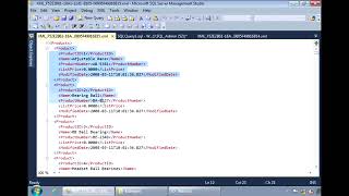 SQL Server 2012  Working with XML [upl. by Aldwon]