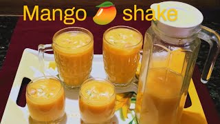 2 मिनटो में बनाये बाजार जैसी मैंगो मिल्क शेक 😋 Mango juice Mango Milkshakes RecipeMango sharbat [upl. by Miun653]