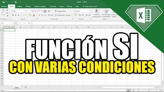 Como se usa la FUNCIÓN SI con varios argumentos ejemplo práctico y aplicación  Utilidades en Excel [upl. by Aititil]