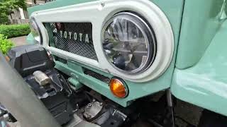 BAT Auction  1977 Fj40 Land Cruiser Cold Start [upl. by Nidraj]