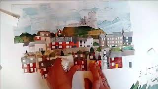 Making a landscape  Lewes Castle East Sussex [upl. by Eiddal]