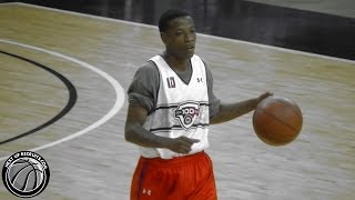 Trae Jefferson drops 23 points  NBPA Top 100 Camp  ELECTRIC 2015 Point Guard [upl. by Coniah]