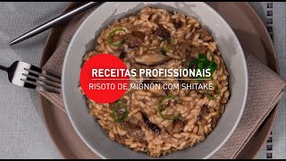 Aprenda a fazer o risoto de filé mignon com shitake [upl. by Eissen]