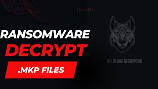 Decrypt MKP Virus File mkp Ransomware Removal amp Decryptmkp Files [upl. by Jere]