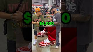 He offered 4000 to buy the sneakers off his feet… 😳 [upl. by Taryn]