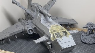 Building the Thunderhawk Gunship [upl. by Sadiras]