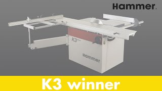 Hammer® K3 winner  Panel saw  Setup demonstration  Felder Group Part 1 [upl. by Jacquelin599]