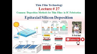 Epitaxial silicon deposition [upl. by Adlesirhc]