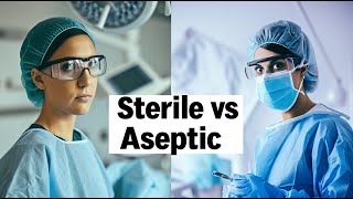 What Is The Difference Between Surgical Asepsis Vs Medical Asepsis Sterile Vs Aseptic [upl. by Ettenna]