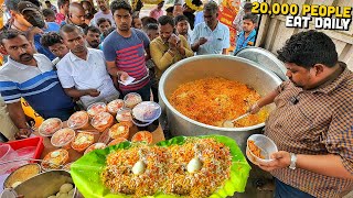 150 Rs Only 😍 GUNDU Bhai HYDERABADI Dum Biryani Indian Street Food 🤤 Daily 500 Kg Chicken Biryani [upl. by Eentruok]