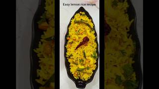 Easy lemon rice recipe lemonrice southindian foodrecipes foodreels foodie jaymataji [upl. by Frear474]