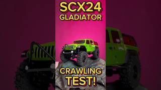 Axial SCX24 Gladiator returns to the obstacle Will it make it this time [upl. by Ybbob]