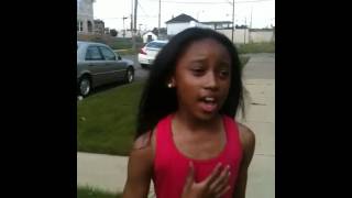 Ashli Singing Love By Keyshia Cole [upl. by Hindu969]