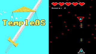 I made a game for TempleOS HolyC [upl. by Senoj662]