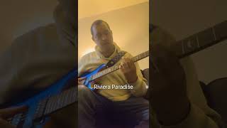 Riviera Paradise Stevie Ray Vaughan cover with backing track prs guitar music cover [upl. by Roland]