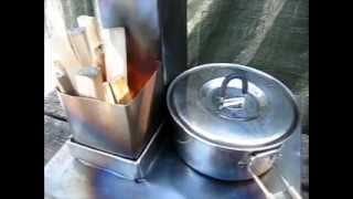 Rocket Stove Ideas 20  Flat Rocket Stove [upl. by Farrison505]