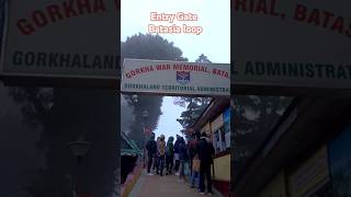 Entry Gate Batasia Loop  travel darjeeling youtubeshorts short subscribe batasialoop [upl. by Otxilac]