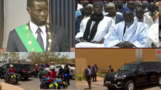 Senegal new president Diomaye Fayes inauguration Tinubu arrives late [upl. by Vento]