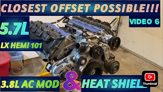 Jeep JK Hemi Swap Ep6  How to get the closest offset for 57L LX HEMI [upl. by Vina153]