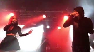 Motionless in White with Ash Costello  Contemptress  Belfast 2016 [upl. by Morril]