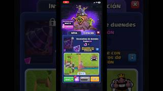 Excavadora de Duendes Evolución clashmemes clashroyalememes clashroyale [upl. by Haimerej]