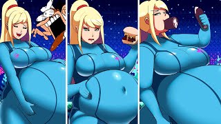 WAIT WHAT SAMUS THIS IS TOO MUCH FOOD 🍕🧁 [upl. by Anyala]