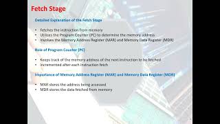 Module 2  Fetch Decode Execute Cycle [upl. by Rochelle]