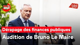 Dégradation des finances publiques  audition de Bruno Le Maire [upl. by Nairbo]