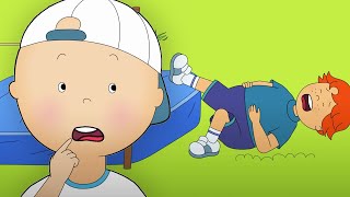 Leos Broken Leg  Caillou Cartoon [upl. by Pascia]