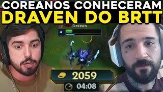 BRTT CARREGOU DE DRAVEN NO BOOTCAMP COREIA SUPER TANK VS GRONGOS  RENECRODILO LEAGUE OF LEGENDS [upl. by Simona]