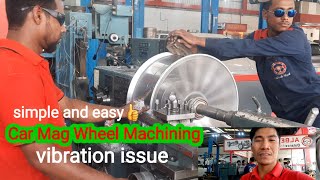 Car Mag Wheel Machining ALBELAD BALANCE CENTER [upl. by Nahej]