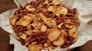 best snack EVER Original Chex Mix [upl. by Aihsoj]