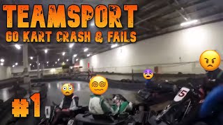 TeamSport Go Kart crash amp fails Compilation 1 [upl. by Narol59]