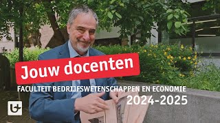 De docenten van de 1ste Bachelor 2024  2025  Faculteit Bedrijfswetenschappen en Economie [upl. by Yeltnerb]