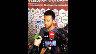 Moussa Dembélé en interview à KnokkeHeist [upl. by Ahsekin]