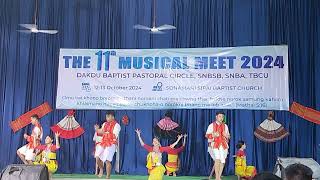 The 11Musical meet DBPC SNBSB SNBAbuban chantai Baptist Churchkokborokgospelsong [upl. by Analiese]