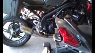 Benelli TreK custom muffler [upl. by Joyce]