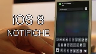 iOS 8 le nuove notifiche interattive  Focus [upl. by Koa]