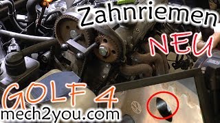 🛠️ Zahnriemen wechseln beim VW Golf4 APE  AKQ  AWH Motor Teil 7 😜 Hydrostößel vermutlich defekt [upl. by Aihsenal]