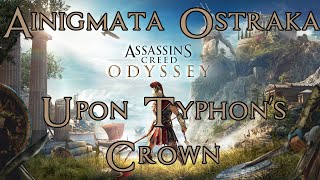 Assassins Creed Odyssey Upon Typhons Crown Ainigmata Ostraka Solution Obsidian Islands [upl. by Block]