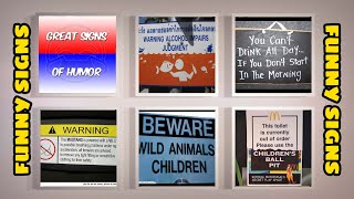 Funny Signs and Billboards With Sayings Great Signs of Humor [upl. by Venu598]