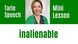 How to Pronounce INALIENABLE  SHORTS Quick English Pronunciation Mini Lesson [upl. by Danell856]