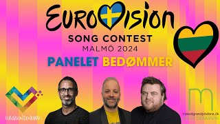 🇱🇹 Silvester Belt  quotLuktelkquot  Litauen  Panelet bedømmer Eurovision 2024 [upl. by Ellenid]