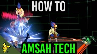 How to Amsah Tech  Super Smash Bros Melee [upl. by Yrac]