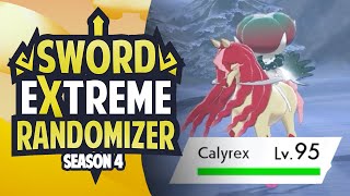 FIRE CALYREX BOSS  Pokémon Sword EXTREME Randomizer Nuzlocke S4 Episode 3 [upl. by Bathulda391]