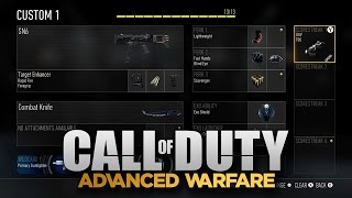 Advanced Warfare  Pick 13 CreateaClass Setup Call of Duty AW Gameplay [upl. by Attesor]