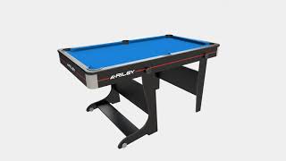 Riley 5ft Folding Pool Table FP5B [upl. by Lucilla37]