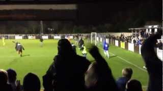 Pitch Invasion after Wealdstones second goal v Concord [upl. by Apeed]