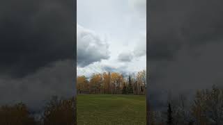 Storm clouds approaching rainstorm clouds storm sky nature autumncolors rain [upl. by Kass537]